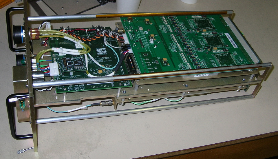 An ALMA data transmitter module.